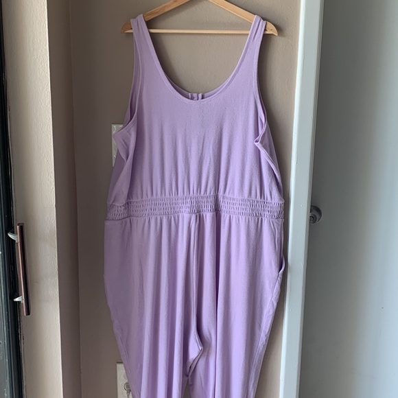 NWT TORRID Purple Henley Terry Cloth Jumpsuit - Picture 10 of 11